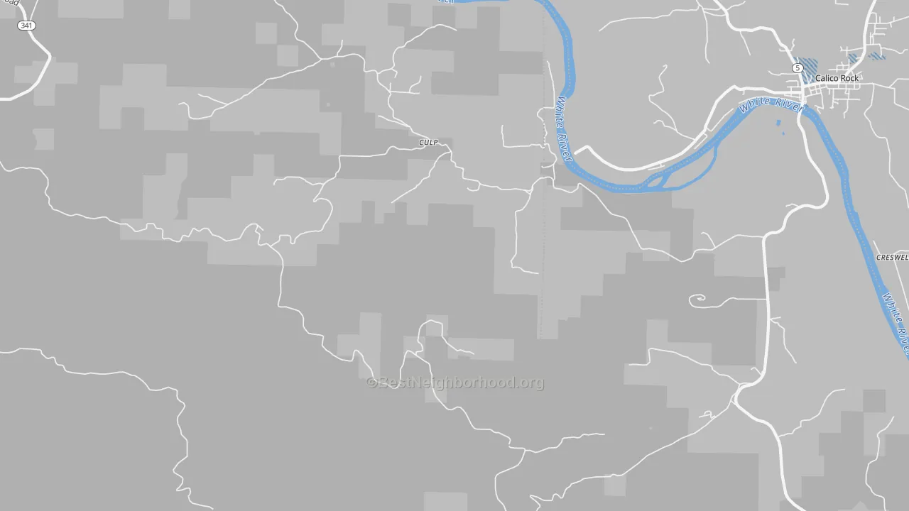 Transit Grade map of Culp, AR