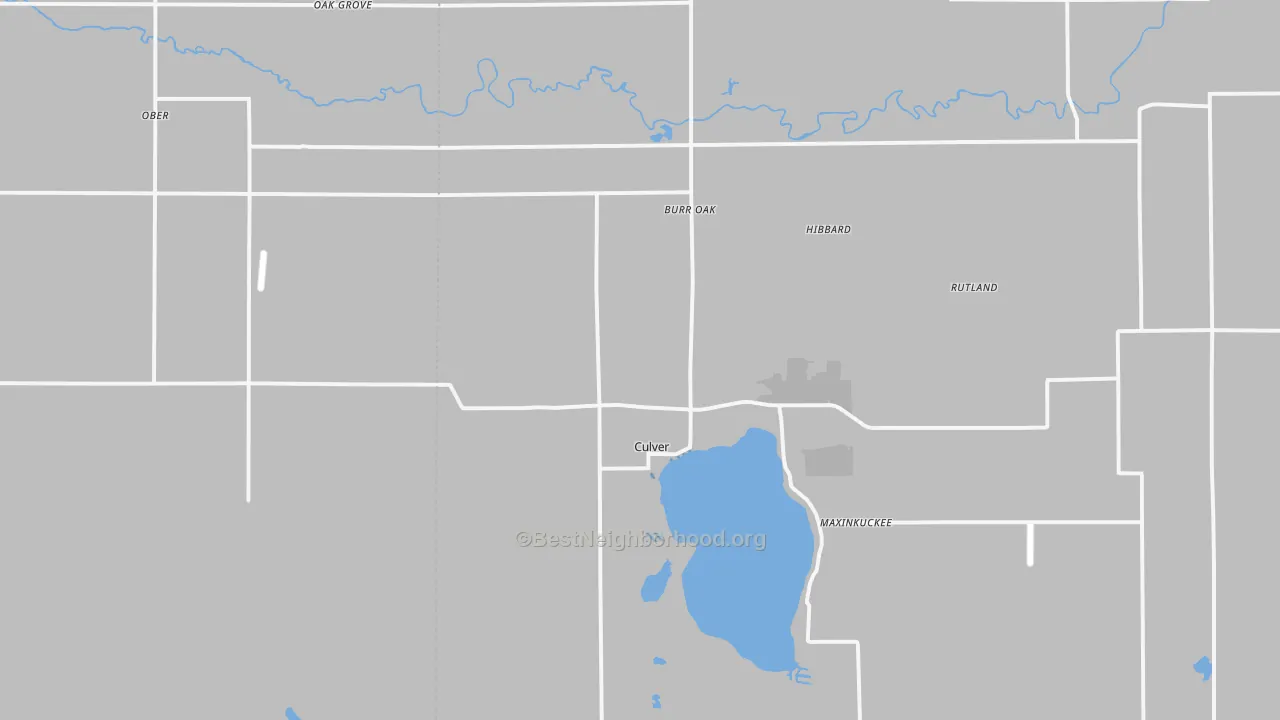 Transit Grade map of Culver, IN