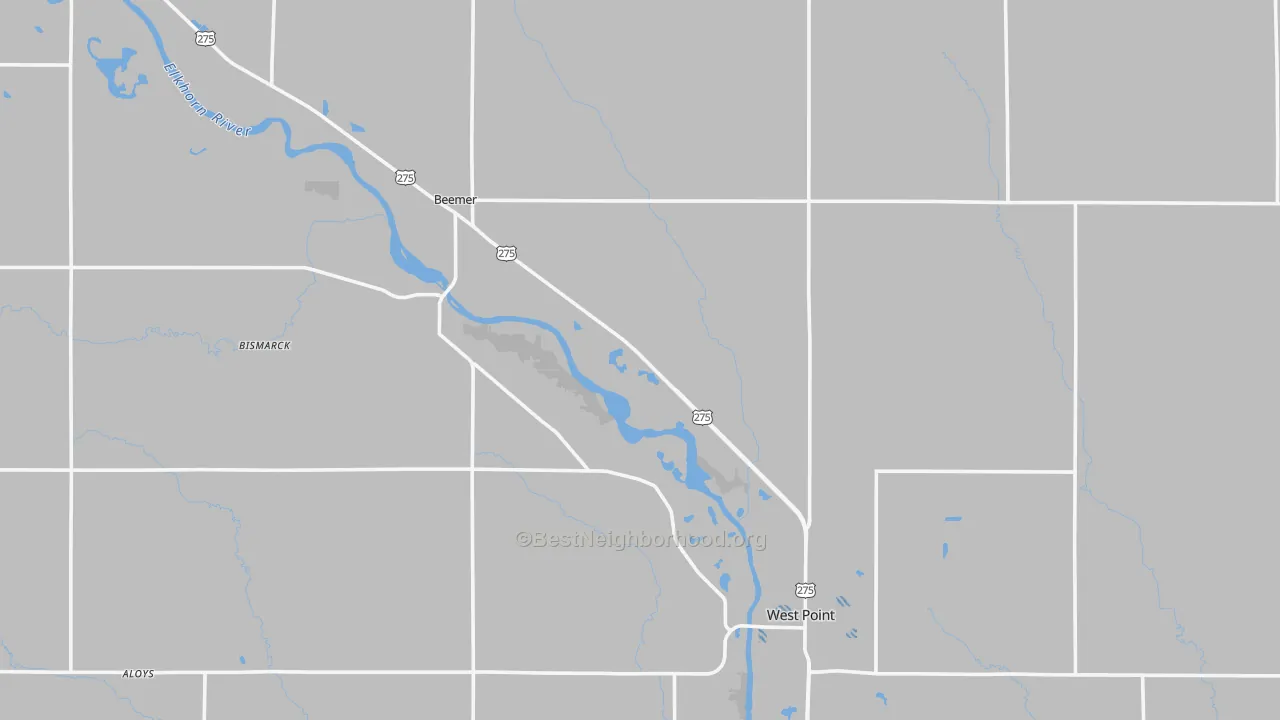 Transit Grade map of Cuming County, NE