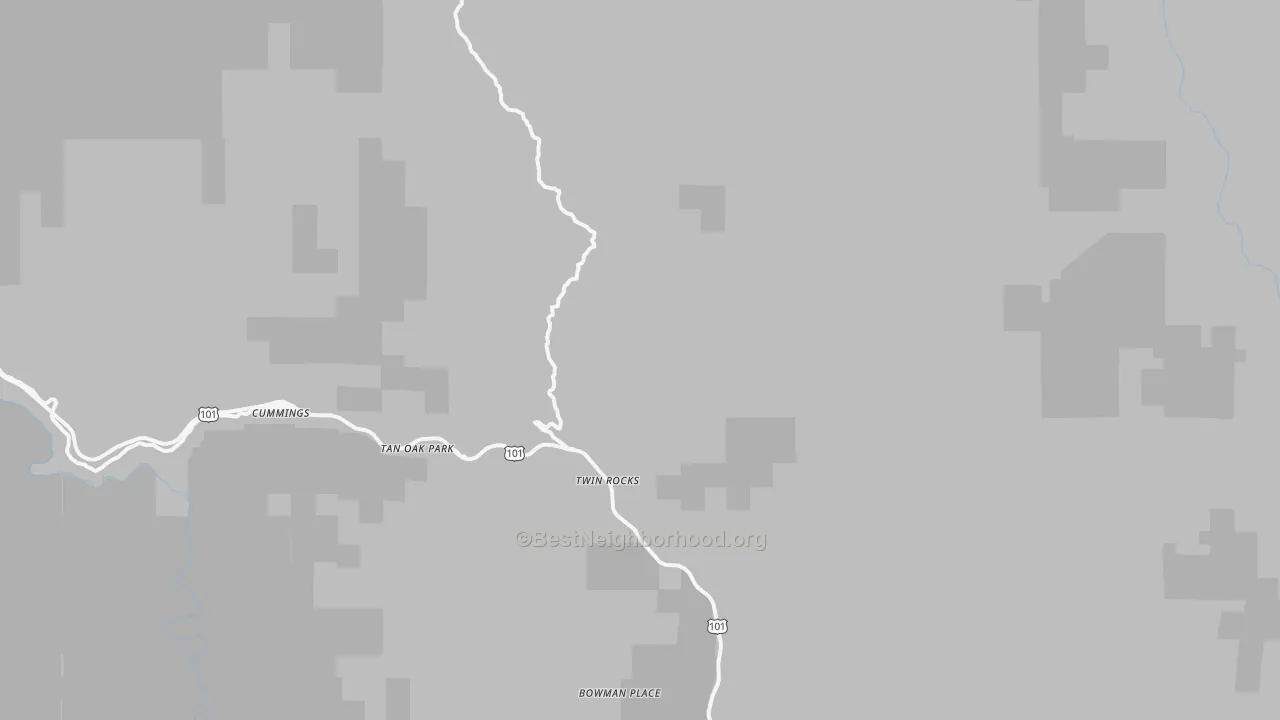 Transit Grade map of Cummings, CA