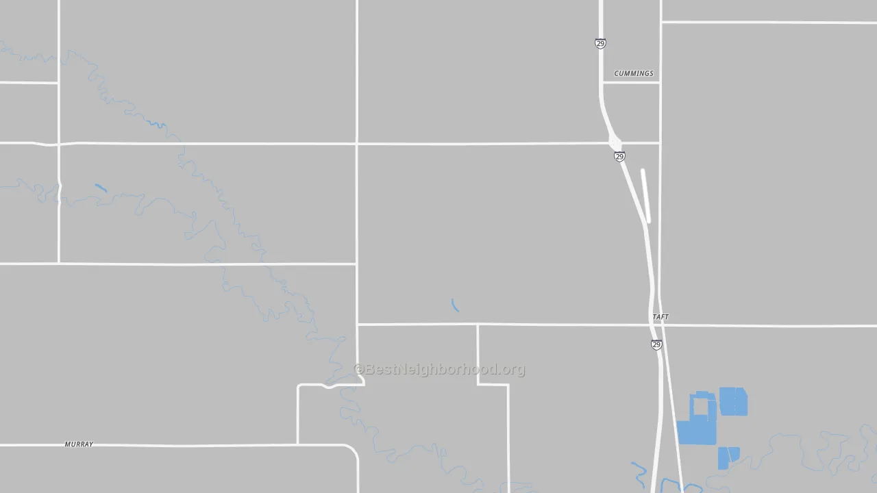 Transit Grade map of Cummings, ND