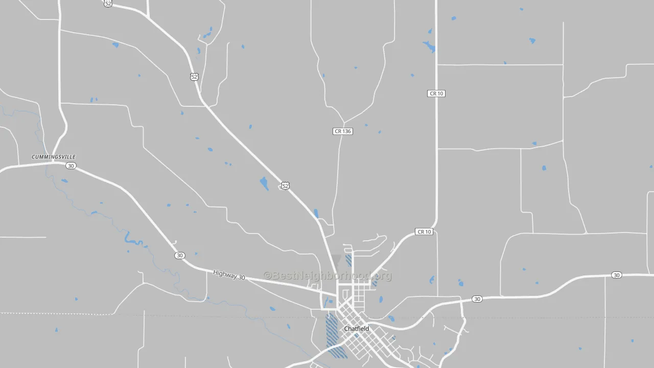 Transit Grade map of Cummingsville, MN