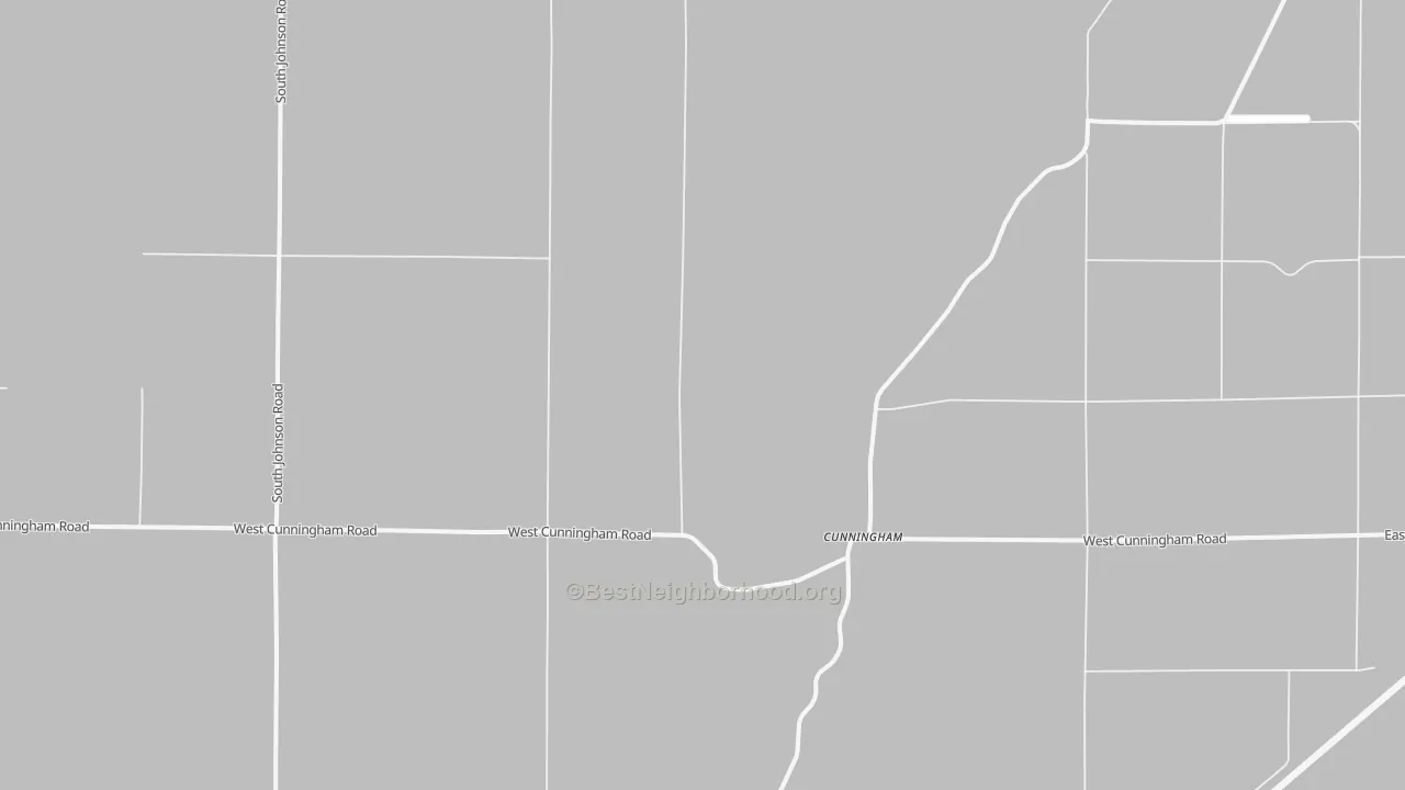 Transit Grade map of Cunningham, WA