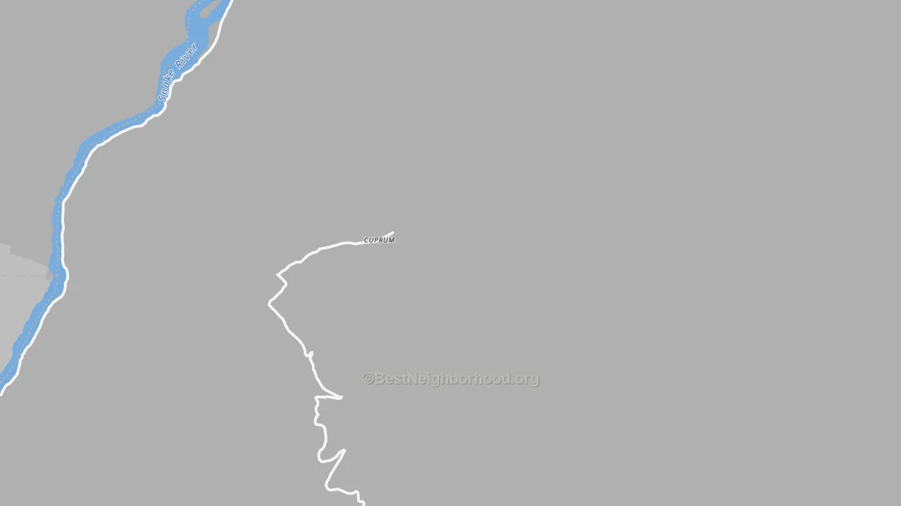Transit Grade map of Cuprum, ID