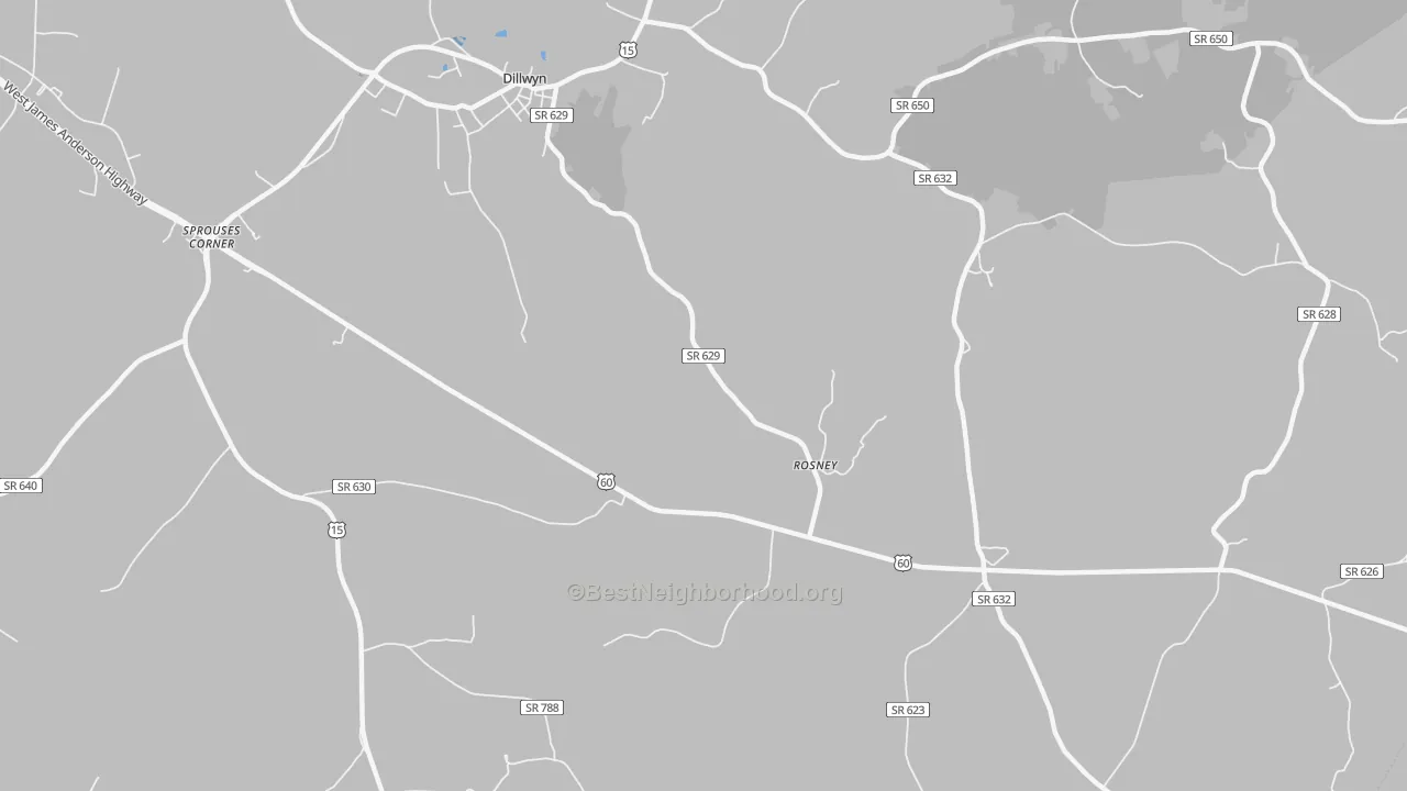 Transit Grade map of Curdsville, VA
