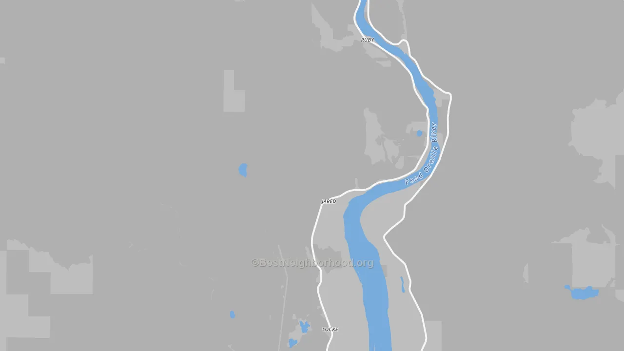 Transit Grade map of Cusick, WA