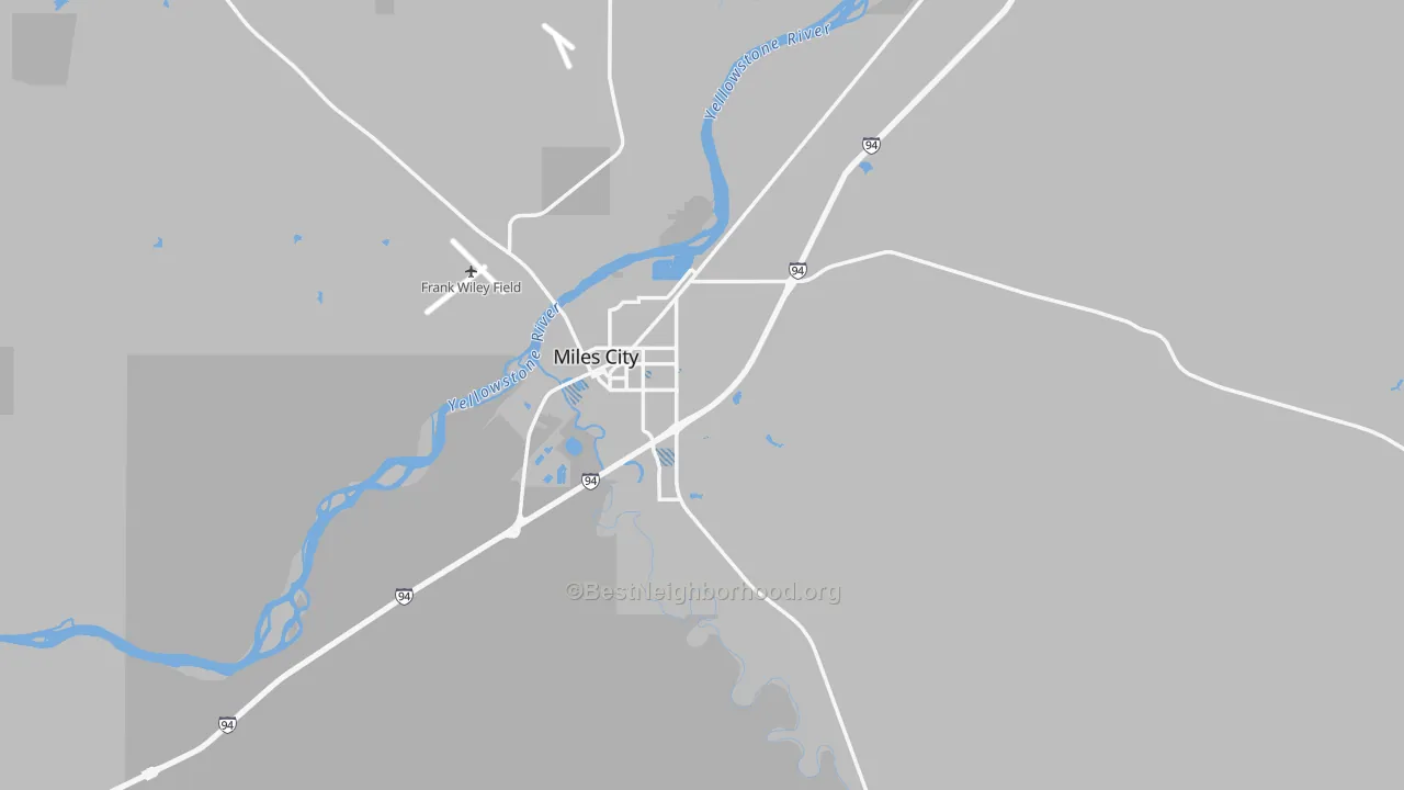 Transit Grade map of Custer County, MT