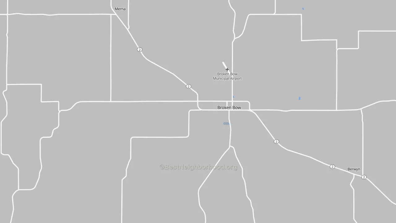 Transit Grade map of Custer County, NE