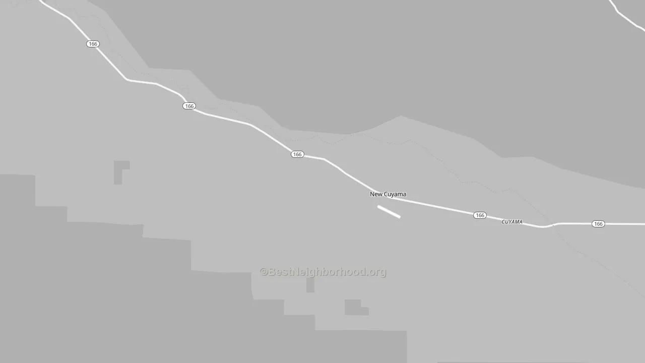 Transit Grade map of Cuyama, CA