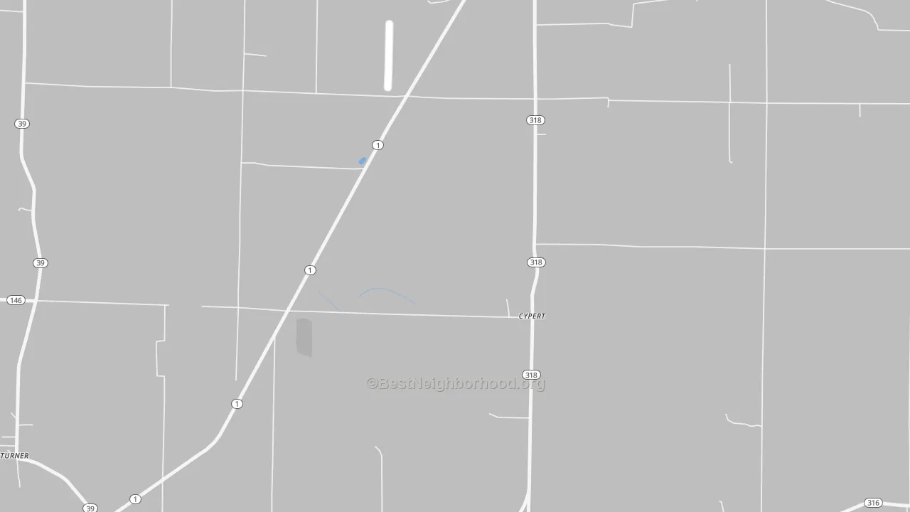 Transit Grade map of Cypert, AR