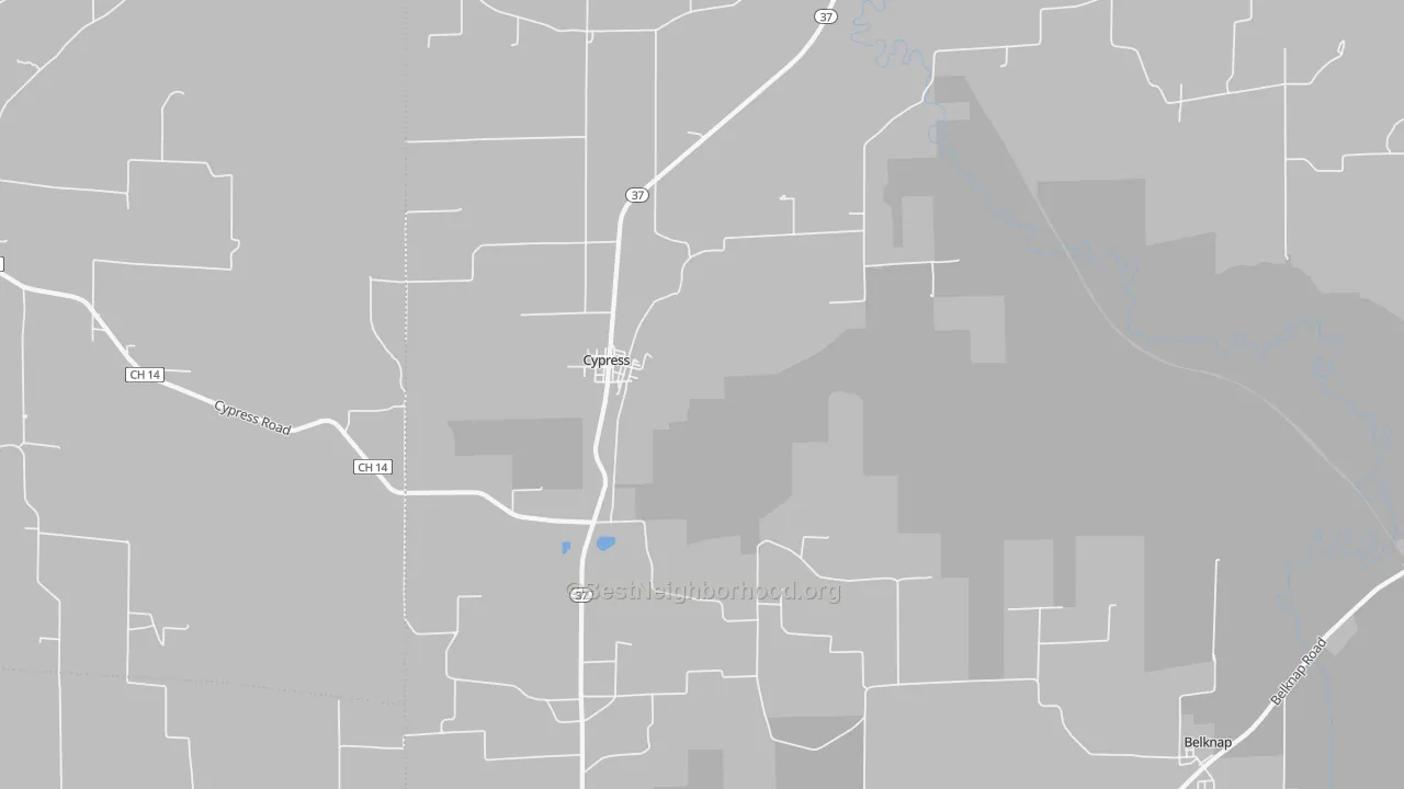 Transit Grade map of Cypress, IL