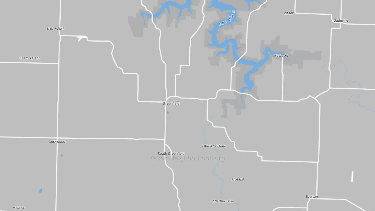 Transit Grade map of Dade County, MO