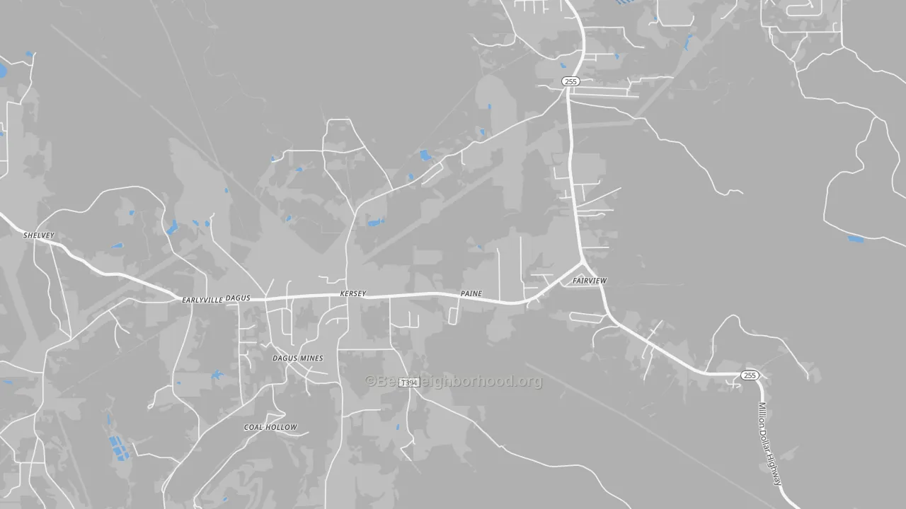 Transit Grade map of Dagus, PA
