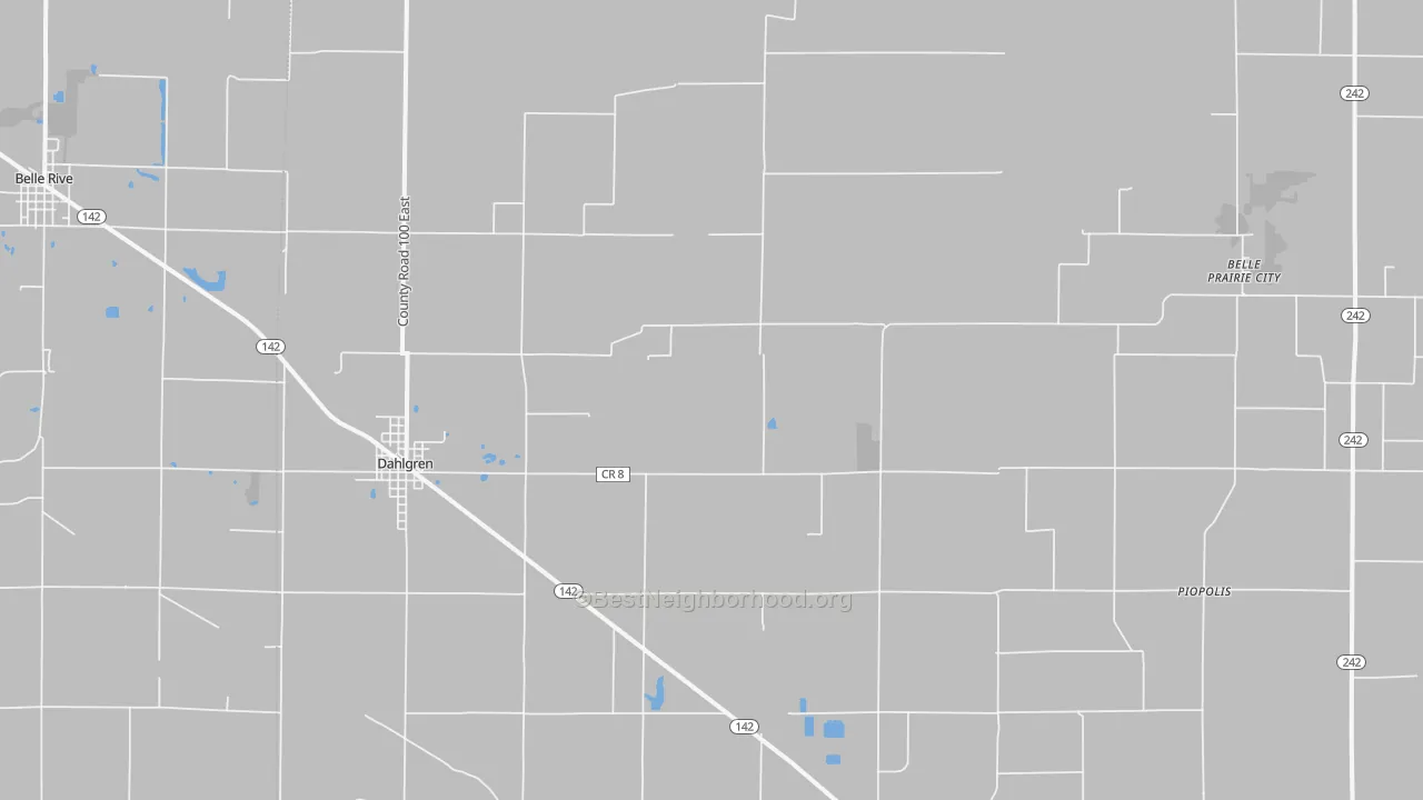 Transit Grade map of Dahlgren, IL
