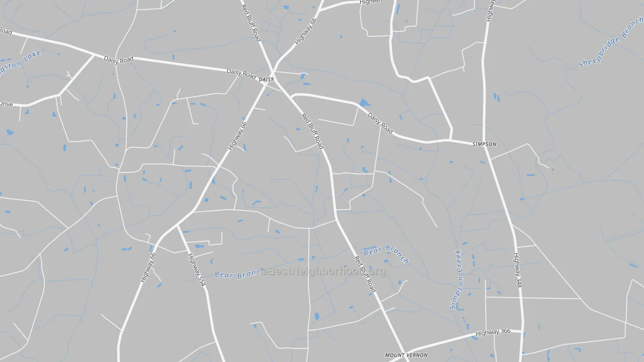 Transit Grade map of Daisy, SC