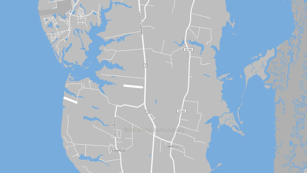 Transit Grade map of Dalbys, VA