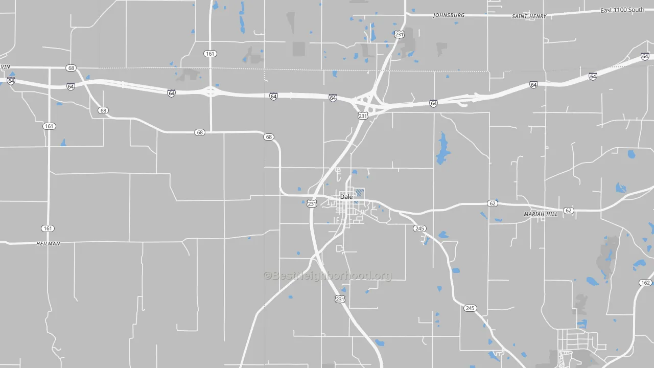 Transit Grade map of Dale, IN