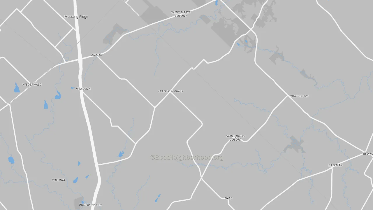 Transit Grade map of Dale, TX