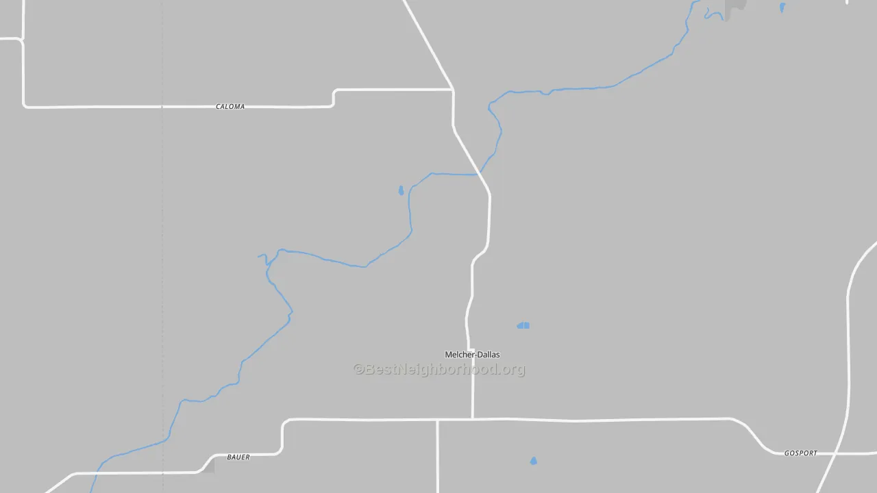 Transit Grade map of Dallas, IA