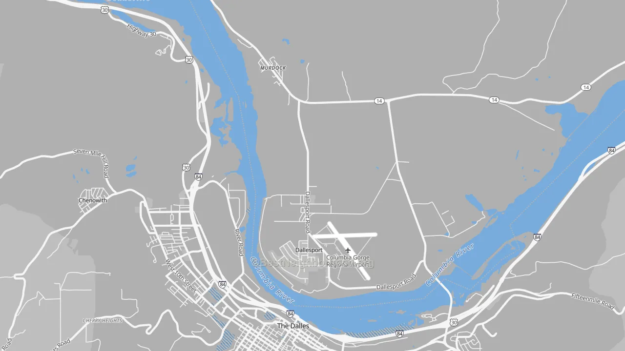 Transit Grade map of Dallesport, WA