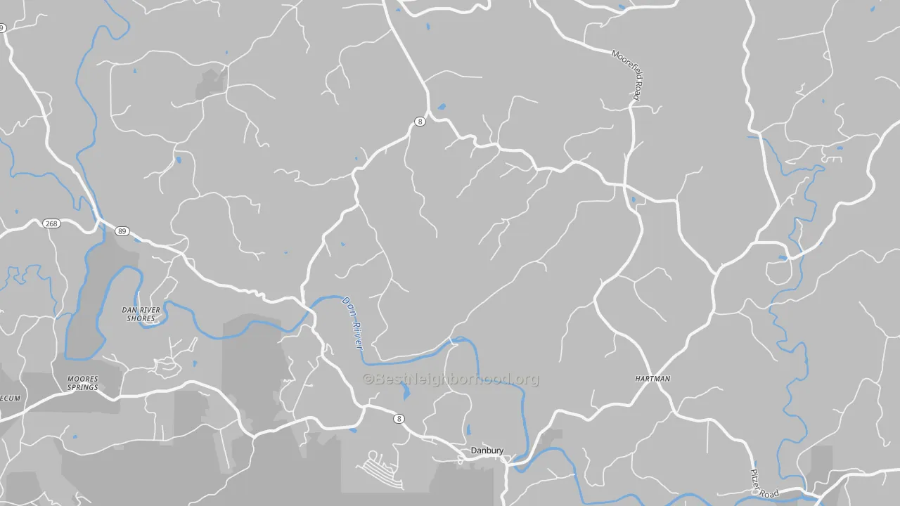 Transit Grade map of Danbury, NC