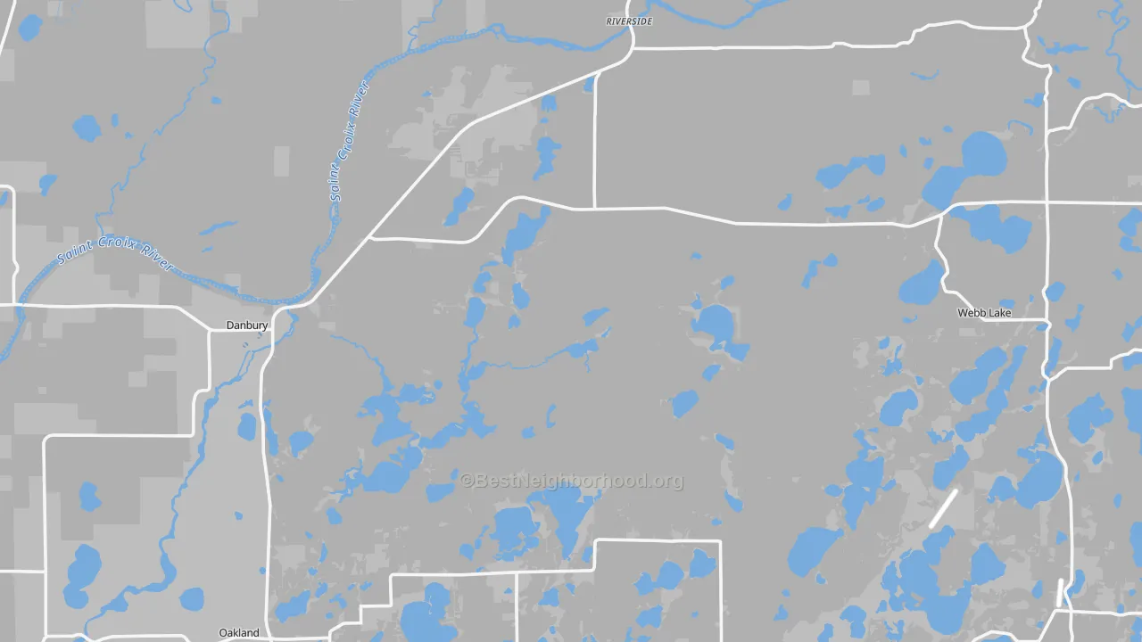 Transit Grade map of Danbury, WI
