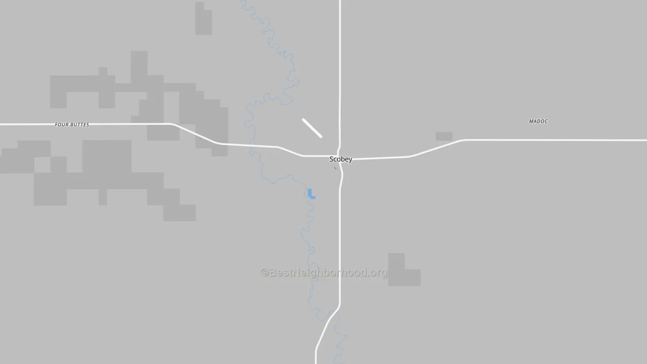 Transit Grade map of Daniels County, MT