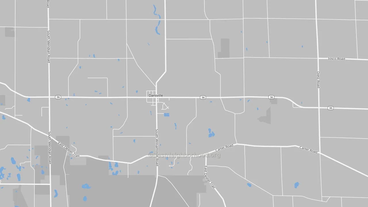 Transit Grade map of Dansville, MI
