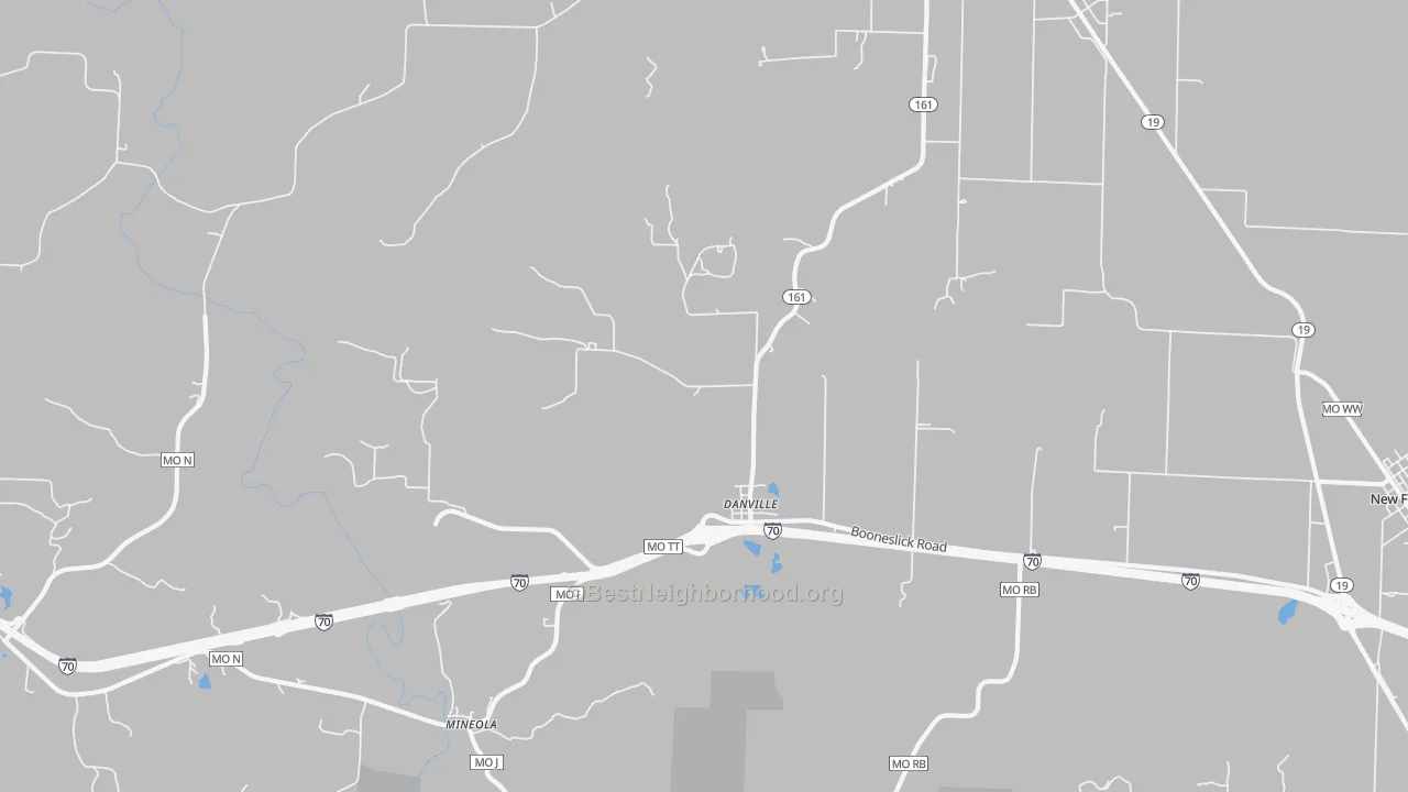 Transit Grade map of Danville, MO