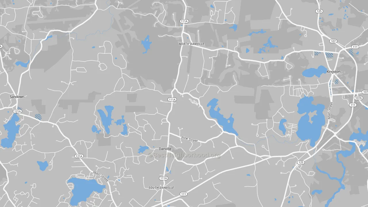 Transit Grade map of Danville, NH
