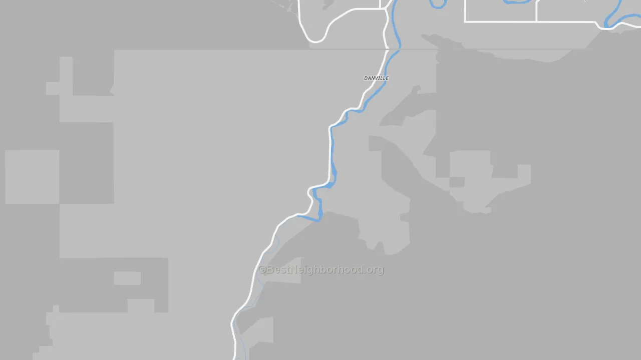 Transit Grade map of Danville, WA