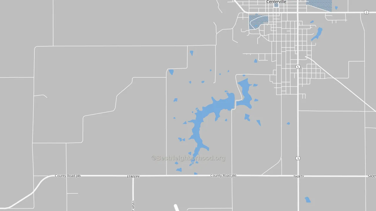 Transit Grade map of Darbyville, IA