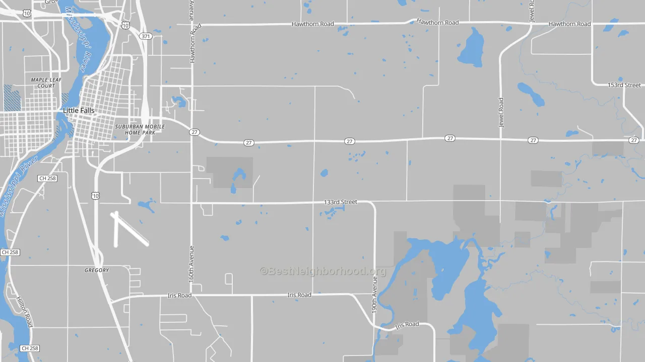 Transit Grade map of Darling, MN
