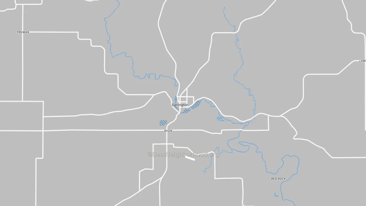 Transit Grade map of Darlington, WI