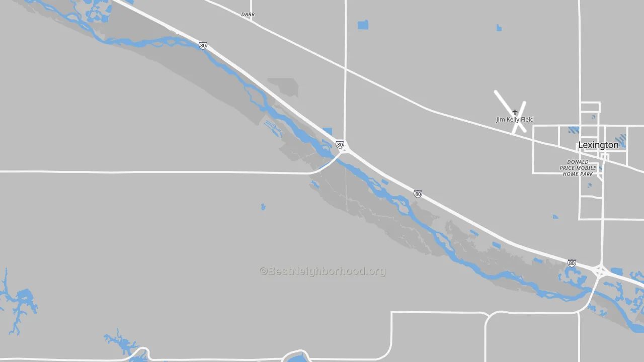 Transit Grade map of Darr, NE