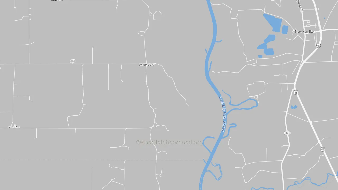 Transit Grade map of Darracott, MS