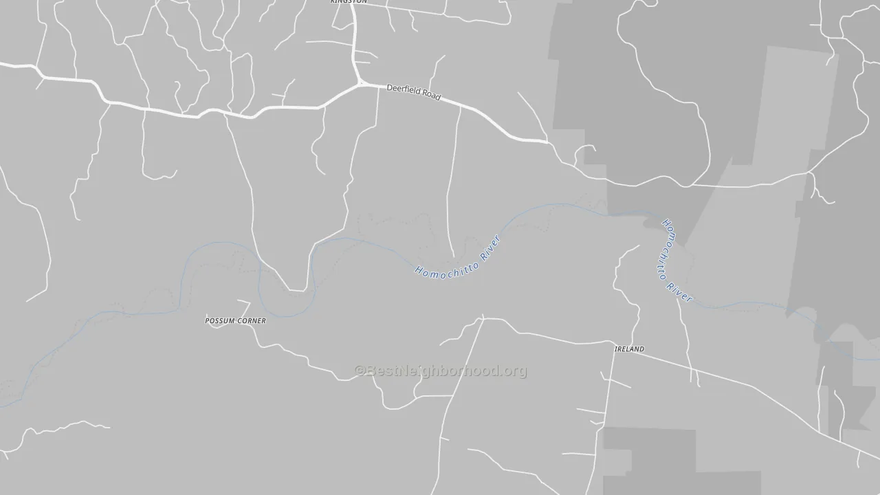 Transit Grade map of Darrington, MS