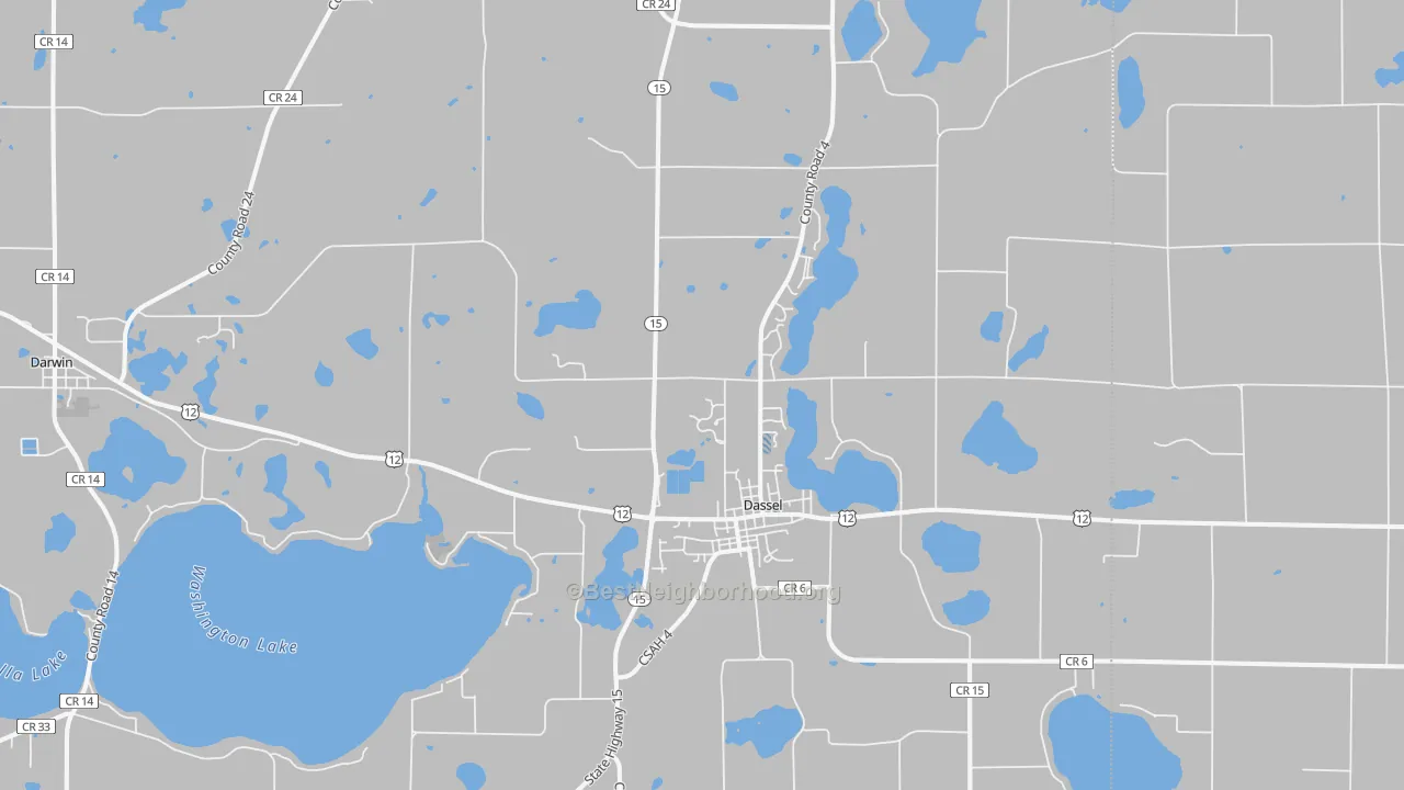 Transit Grade map of Dassel, MN