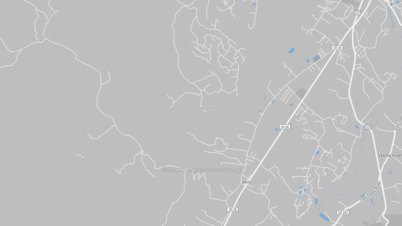 Transit Grade map of Daus, TN