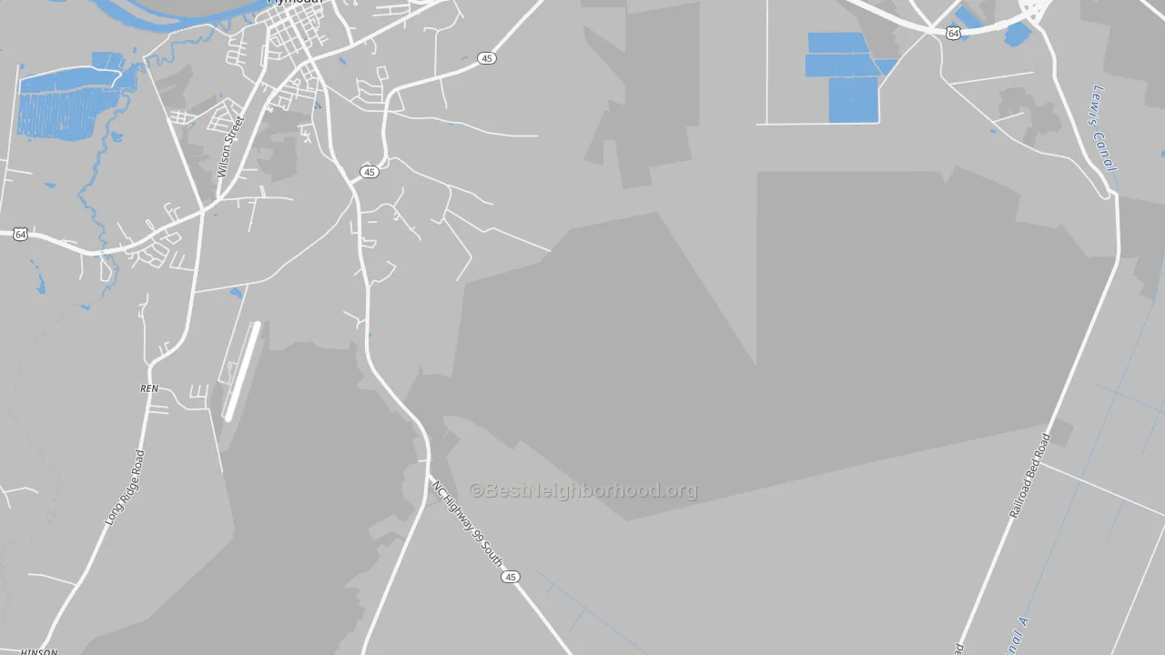 Transit Grade map of Davenport Forks, NC