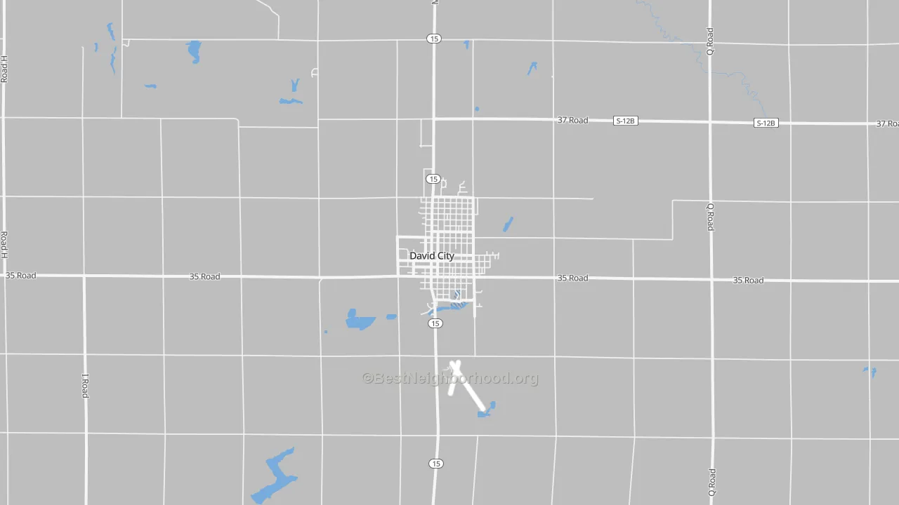 Transit Grade map of David City, NE