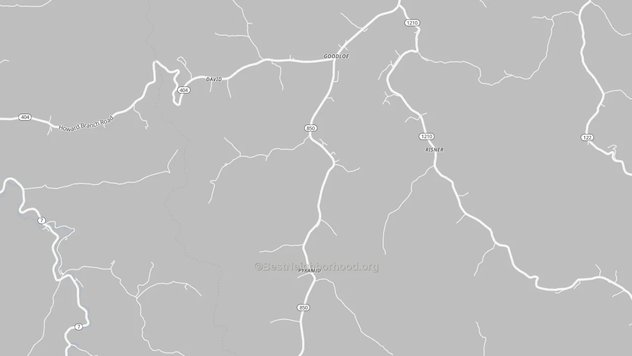 Transit Grade map of David, KY