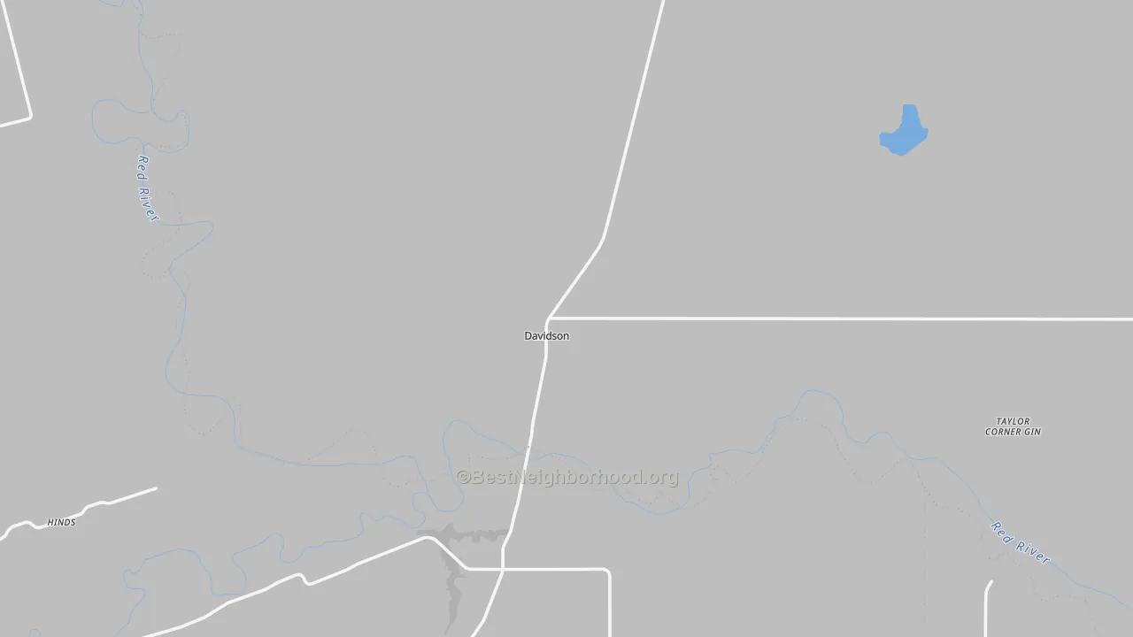 Transit Grade map of Davidson, OK