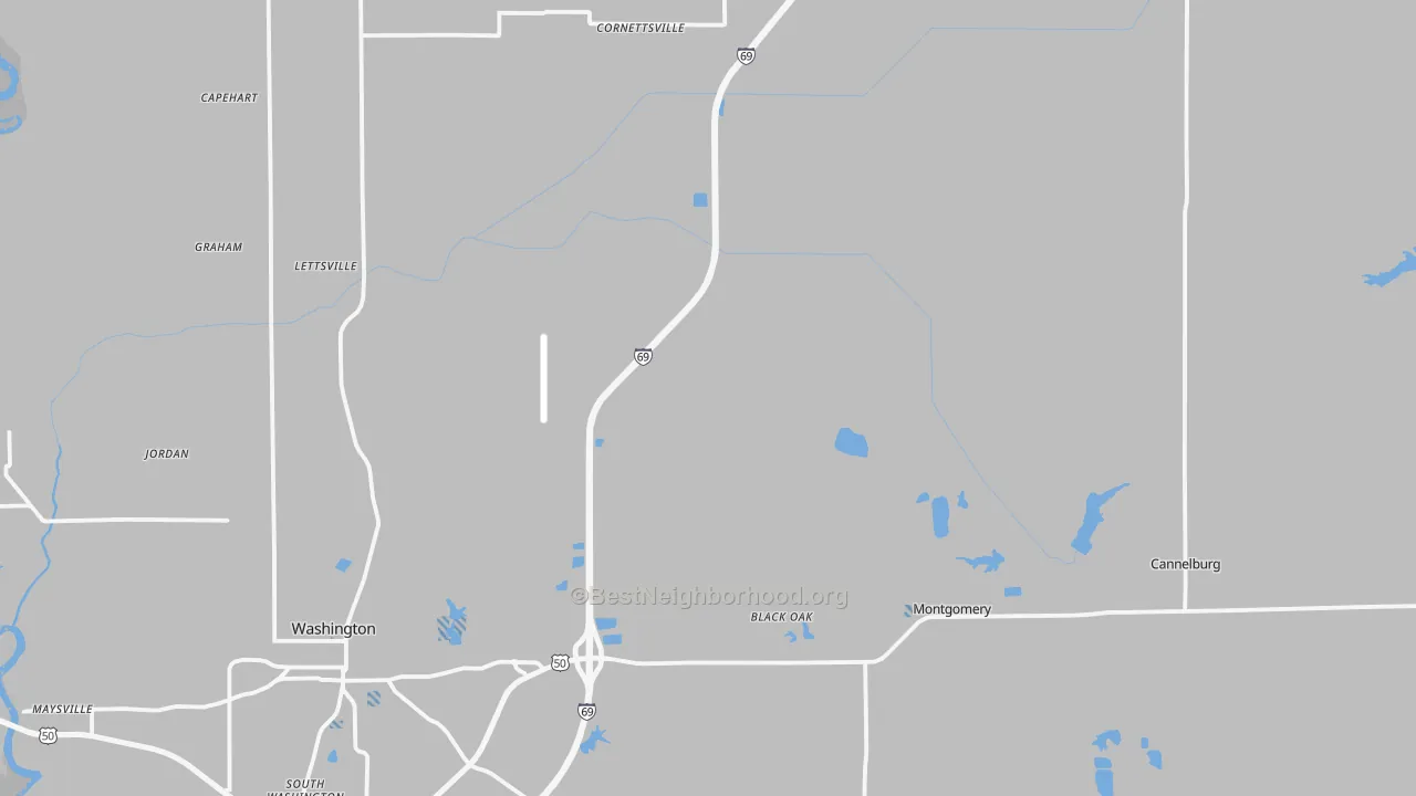 Transit Grade map of Daviess County, IN