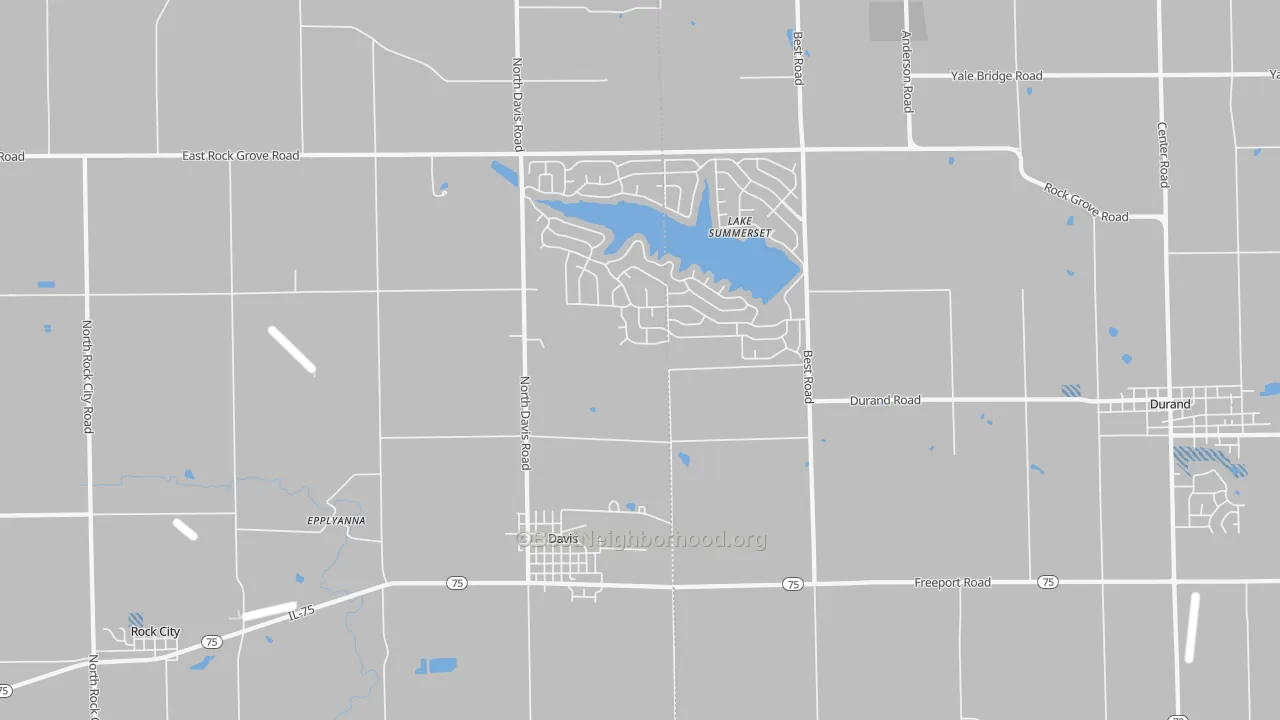 Transit Grade map of Davis, IL