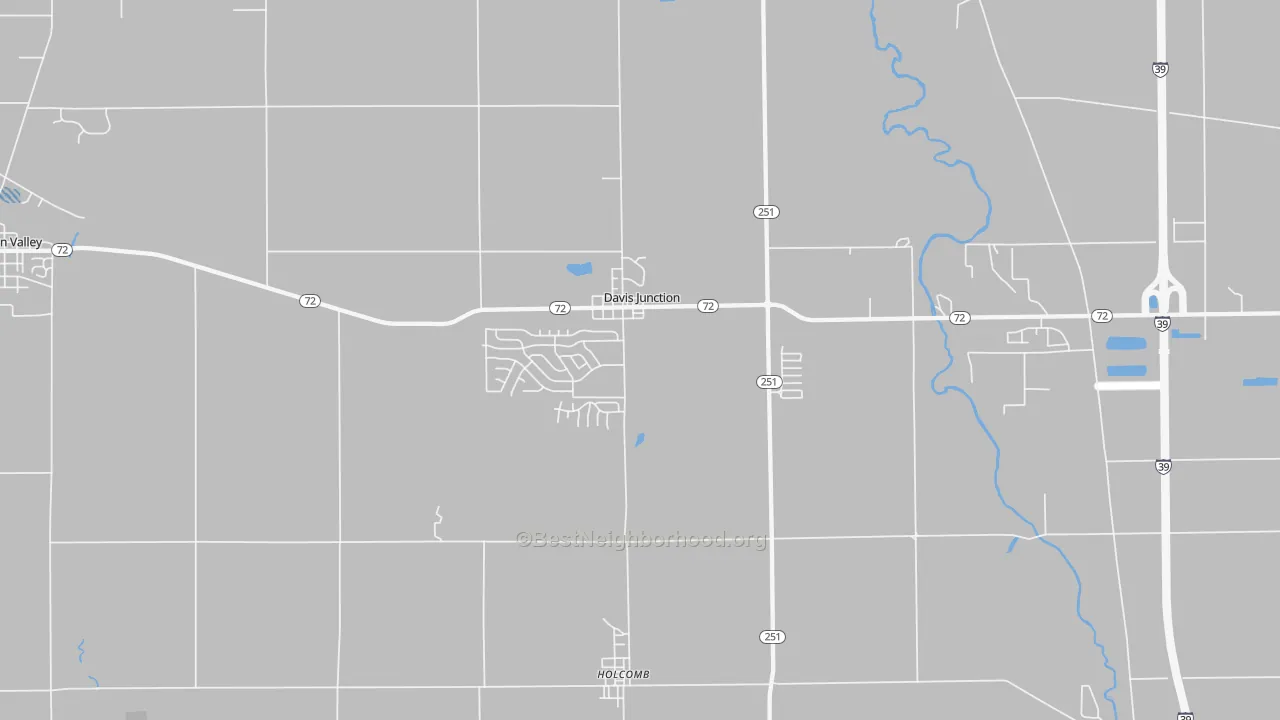 Transit Grade map of Davis Junction, IL