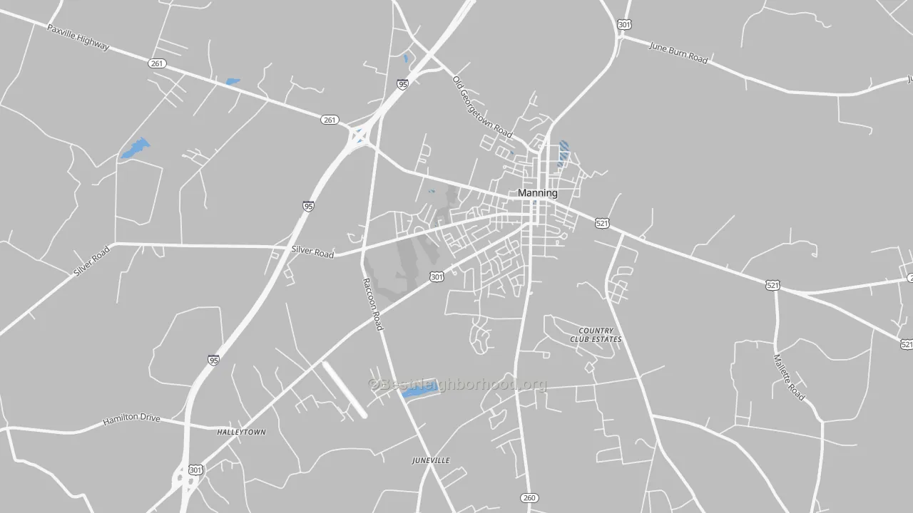 Transit Grade map of Davis Station, SC