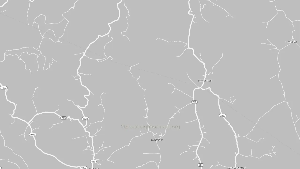 Transit Grade map of Davisville, KY