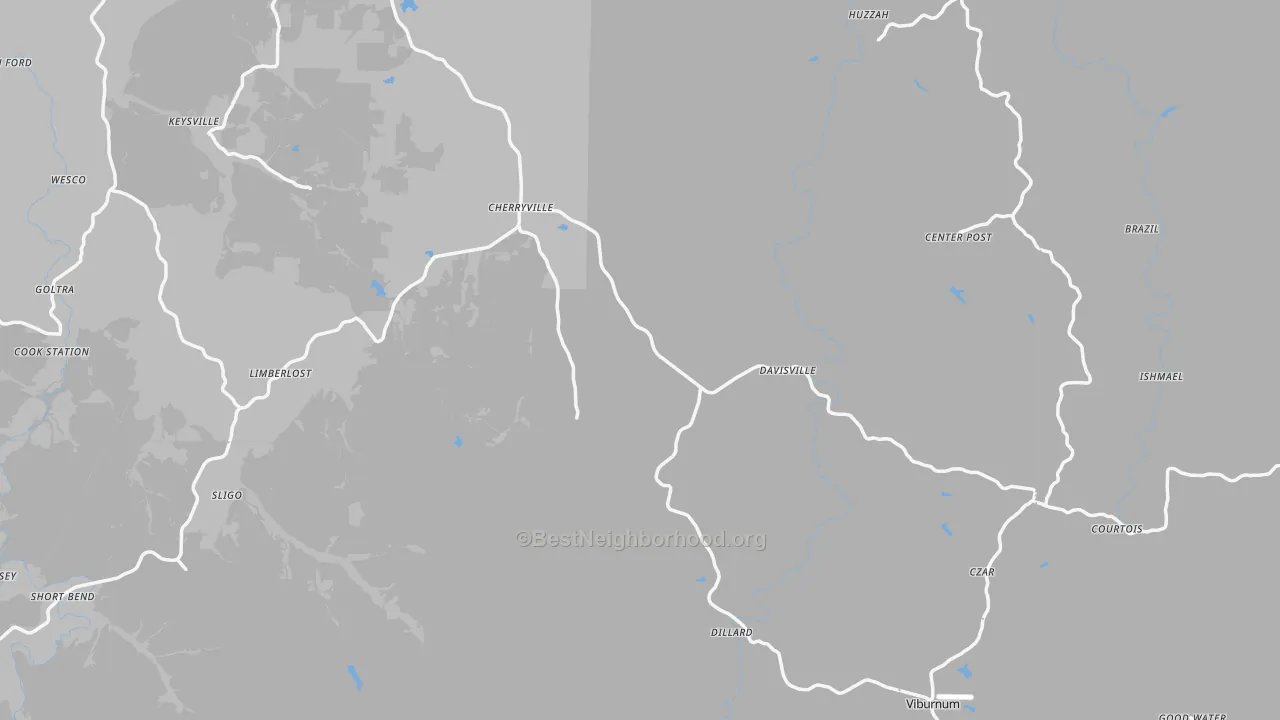 Transit Grade map of Davisville, MO