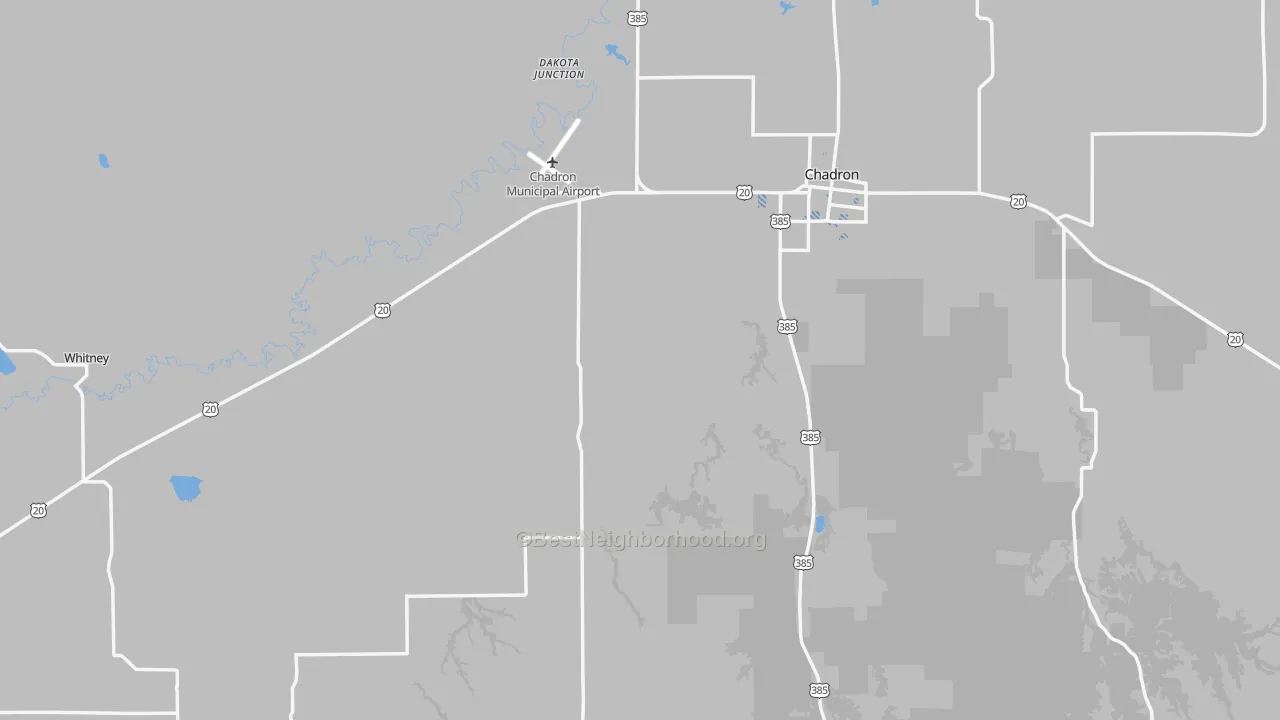 Transit Grade map of Dawes County, NE